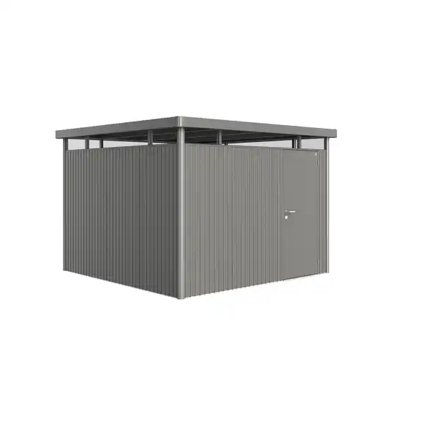 Bild 1 von Biohort Gerätehaus 'HighLine H6' 315 x 315 cm quarzgrau-metallic mit Standardtür