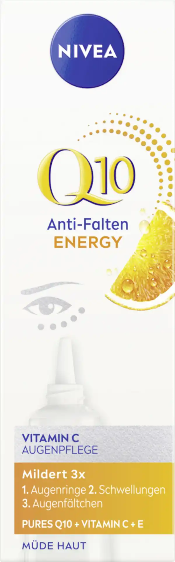 Bild 1 von NIVEA Q10 Energy Anti-Falten Augenpflege, 15 ml