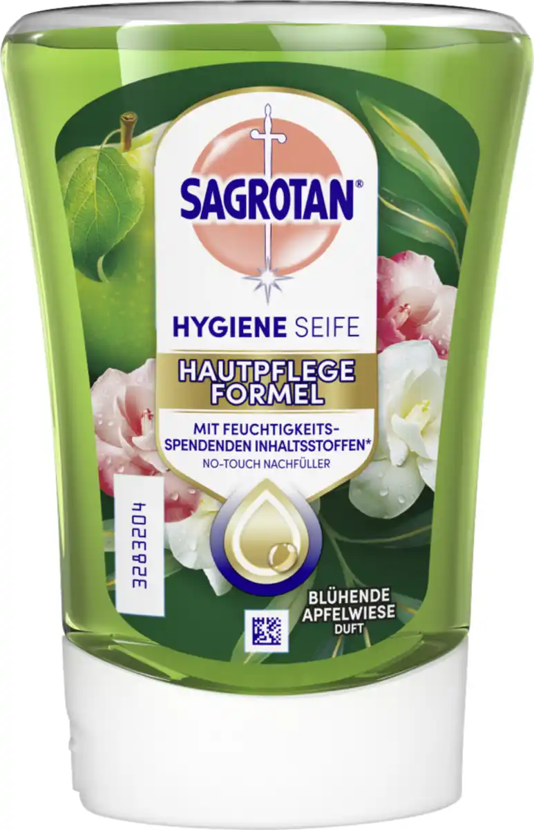 Bild 1 von Sagrotan No-Touch Nachfüller Flüssige Handseife Grüner Apfel & Jasminblüte, 250 ml