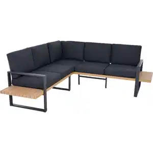 Siena Garden Gartenmöbel-Set 'Bari' anthrazit matt 2-teilig