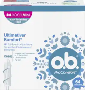 o.b. ProComfort Tampons Mini