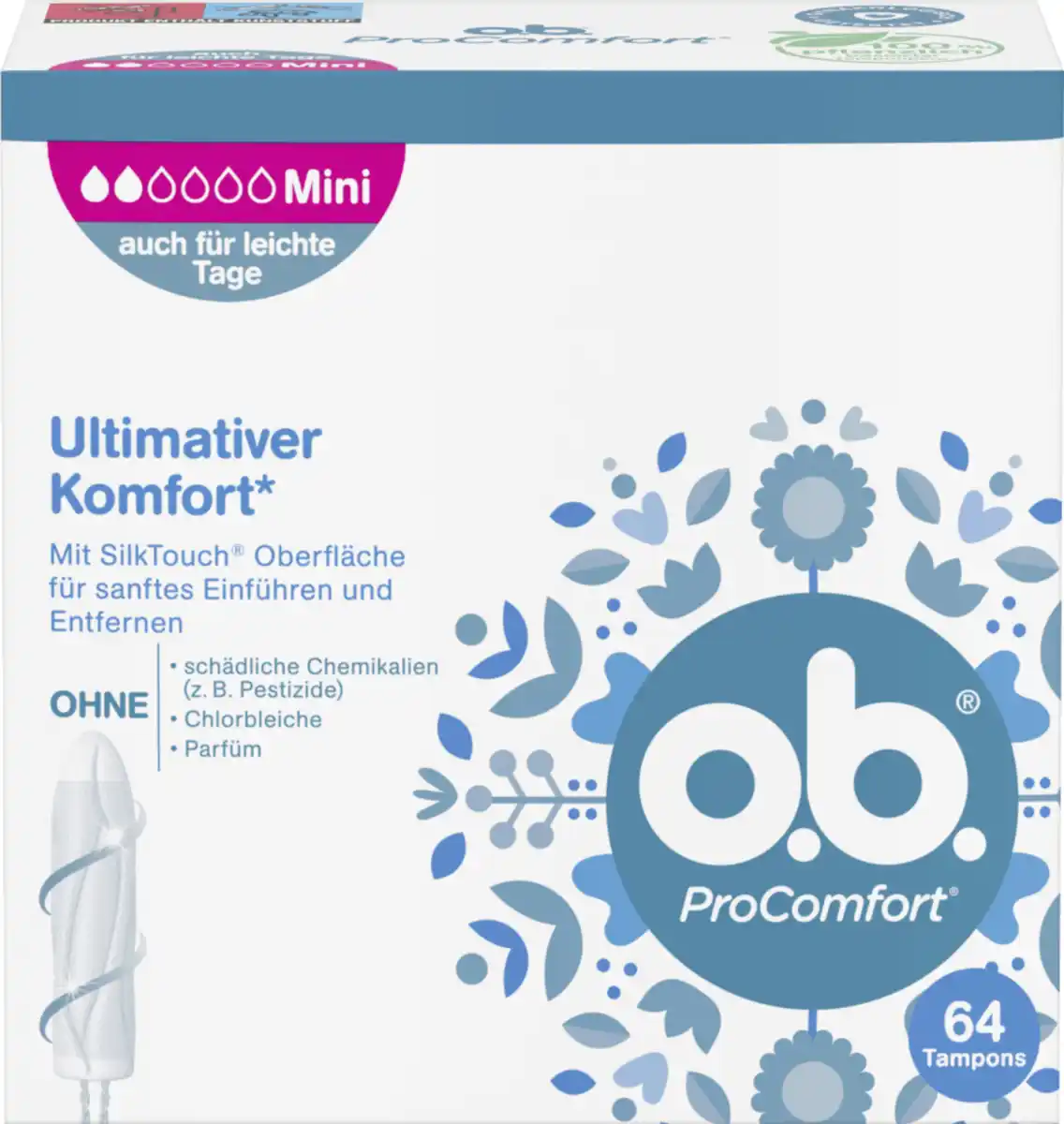 Bild 1 von o.b. ProComfort Tampons Mini