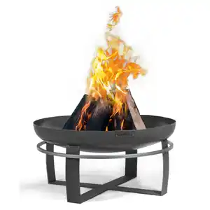 Feuerschale 'Viking' schwarz Ø 60 x 36 cm