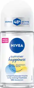 NIVEA summer happiness Fresh Deo Roll-On, 50 ml