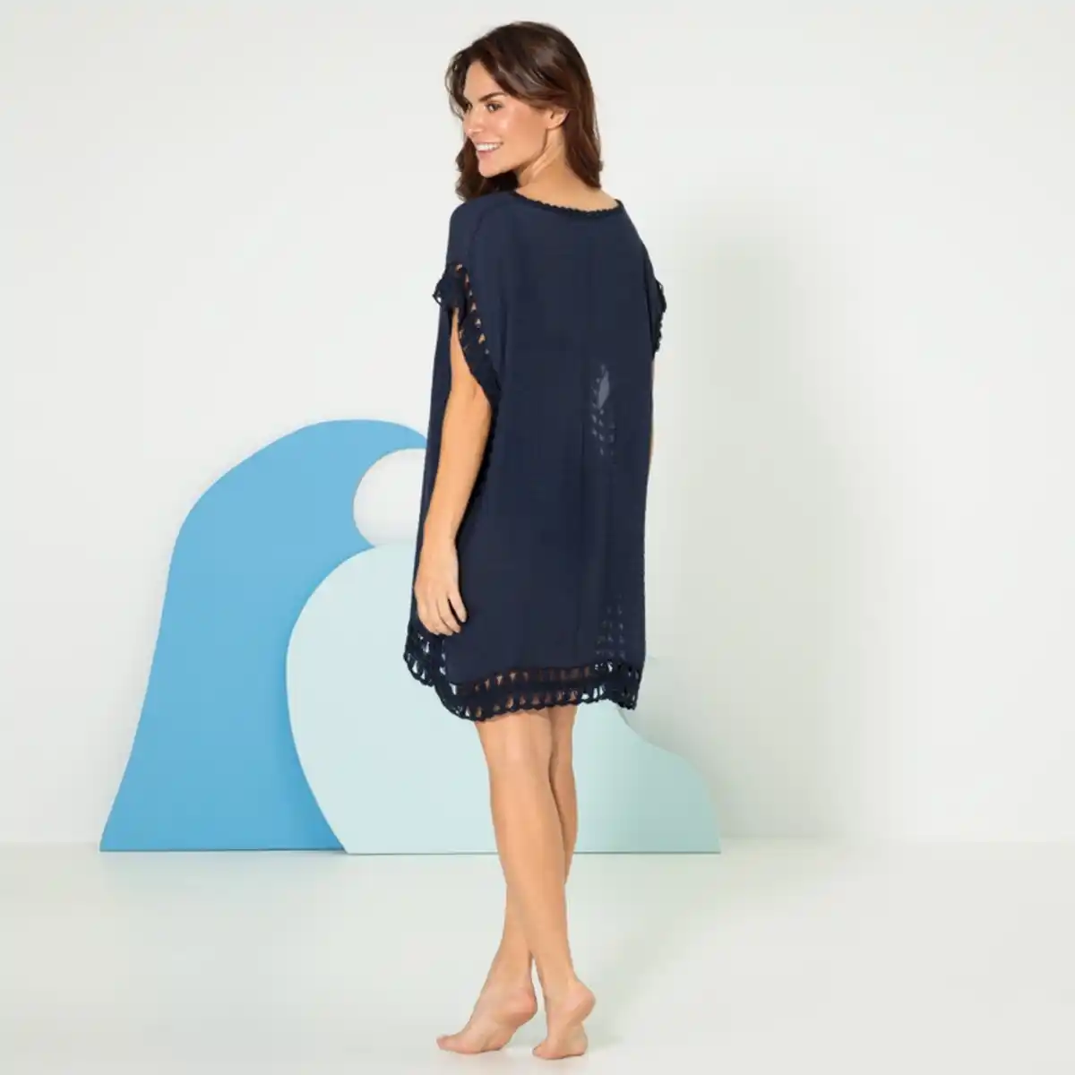 Bild 4 von Damen-Strandkleid mit Crochet Optik