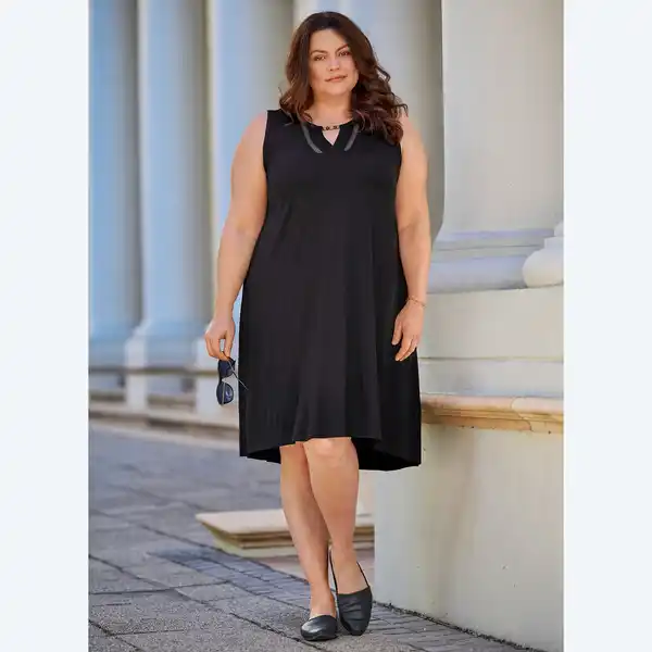 Bild 1 von Damen-Kleid mit Spitze, große Größen