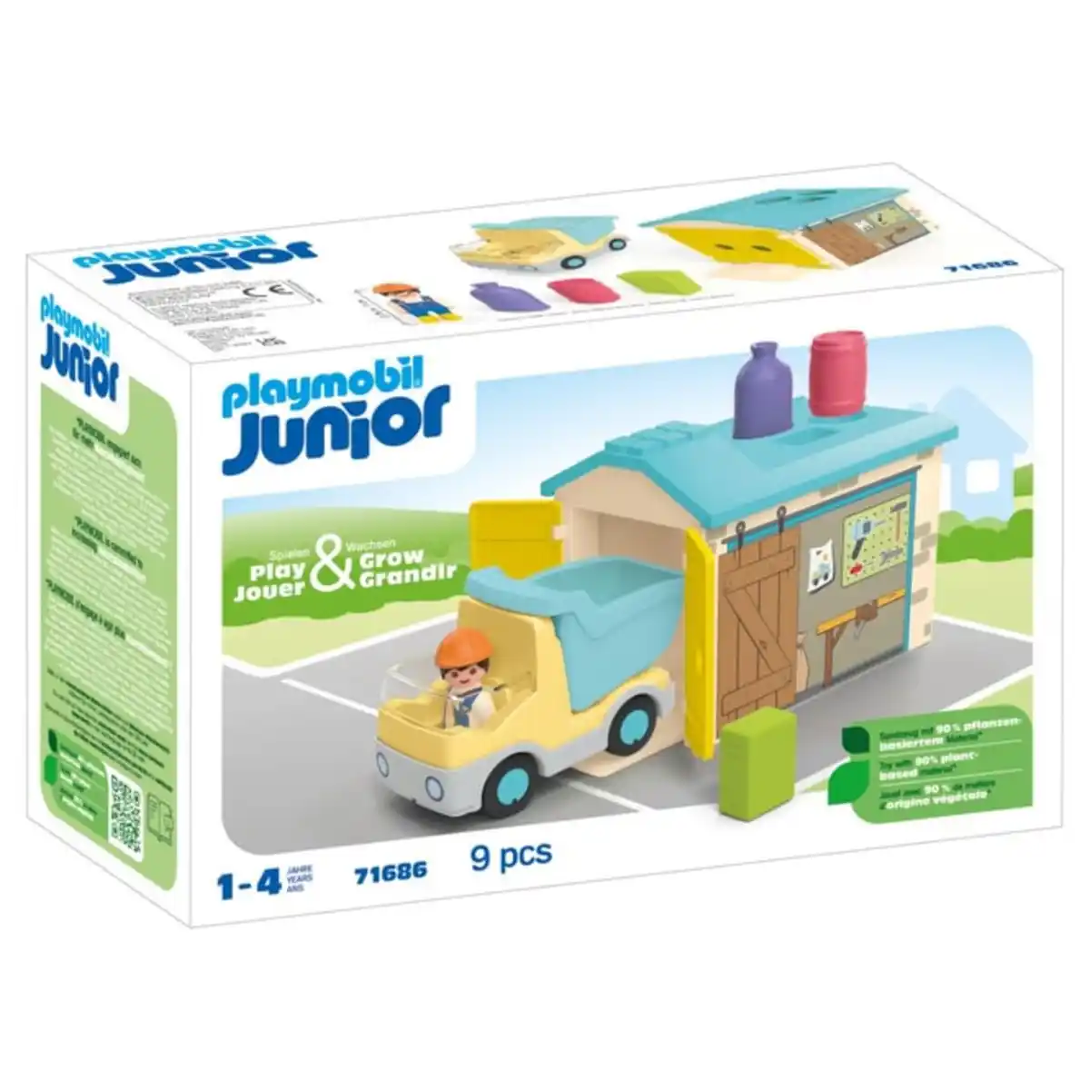 Bild 1 von PLAYMOBIL&#174;71686 - LKW mit Sortiergarage - Playmobil Junior