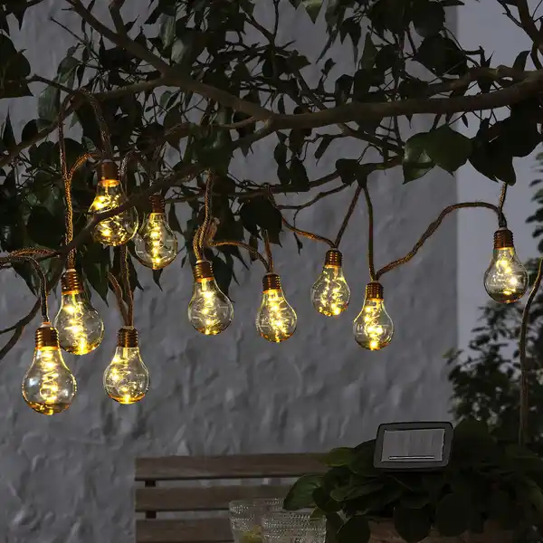 Bild 1 von Solar-Lichterkette mit Glühbirnen, ca. 6,2 m
