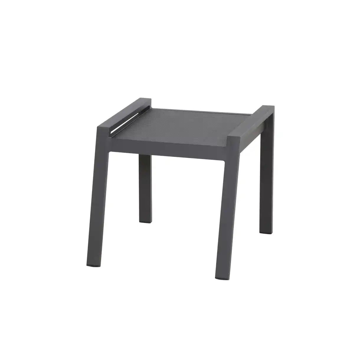 Bild 1 von Siena Garden Hocker 'Savona' matt anthrazit 58 x 46,5 x 50 cm