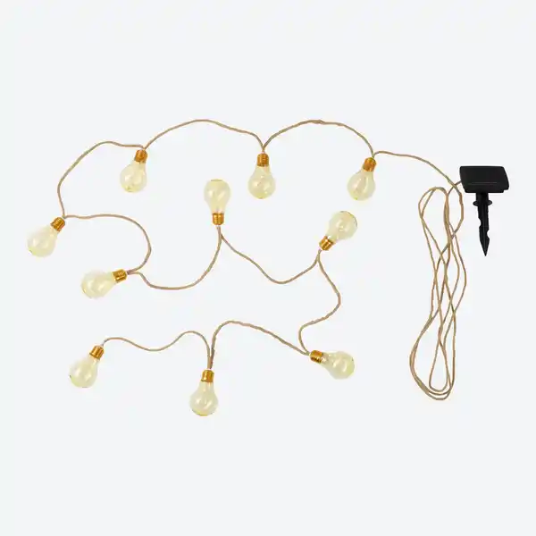 Bild 3 von Solar-Lichterkette mit Glühbirnen, ca. 6,2 m