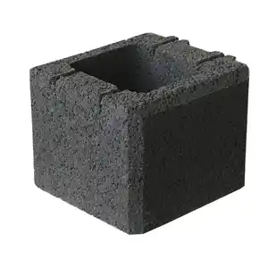 EHL Mauerstein 'Planomur' anthrazit 25 x 25 x 20 cm