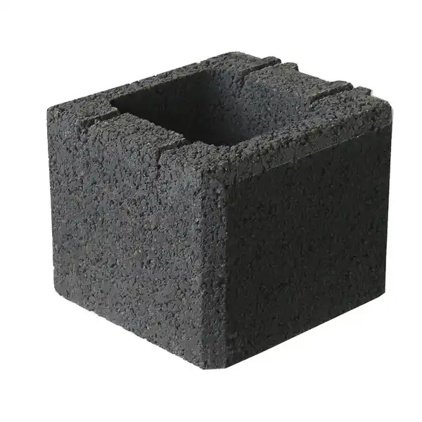 Bild 1 von EHL Mauerstein 'Planomur' anthrazit 25 x 25 x 20 cm