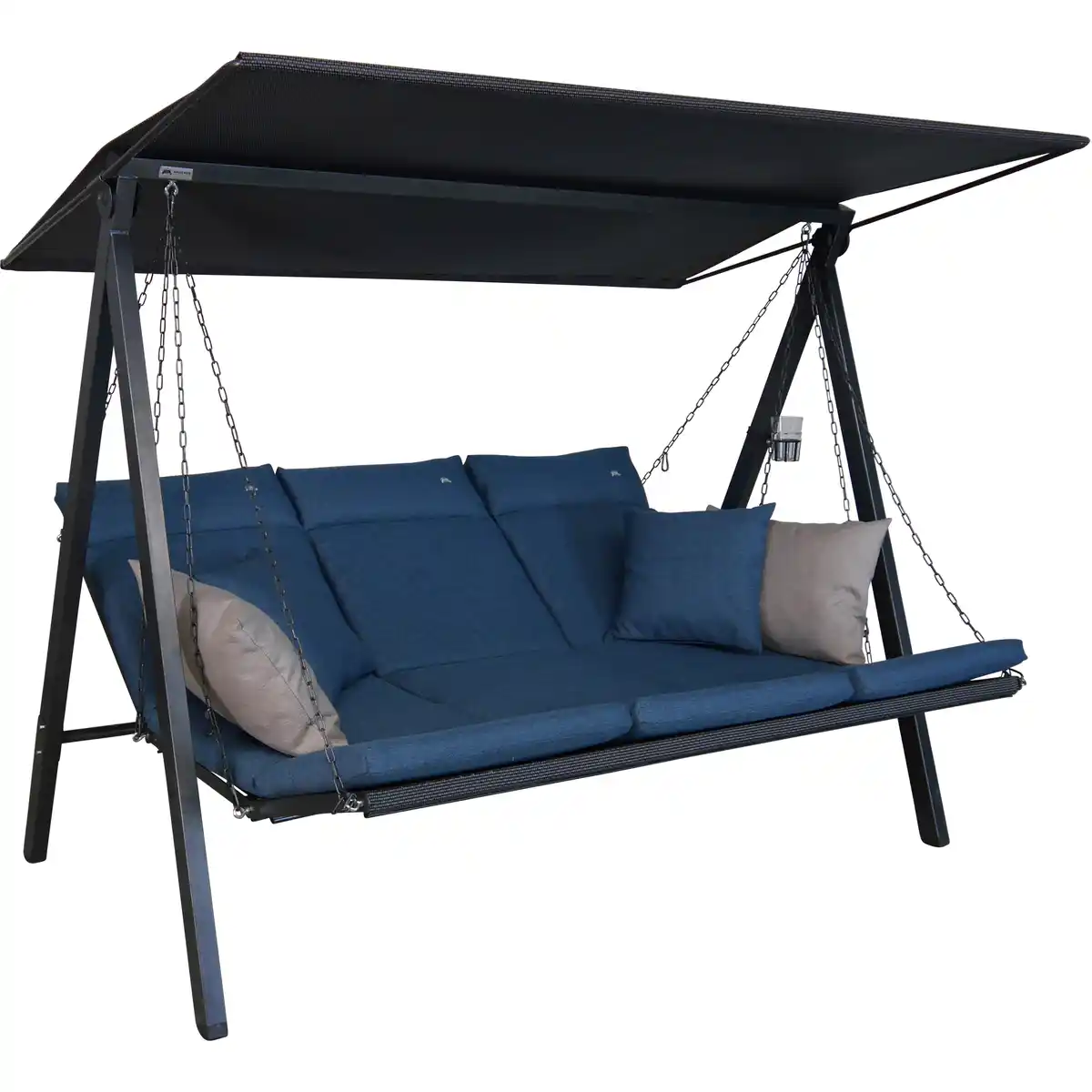 Bild 1 von Angerer Freizeitmöbel Hollywoodschaukel 'Lounge Smart' 3-Sitzer denim
