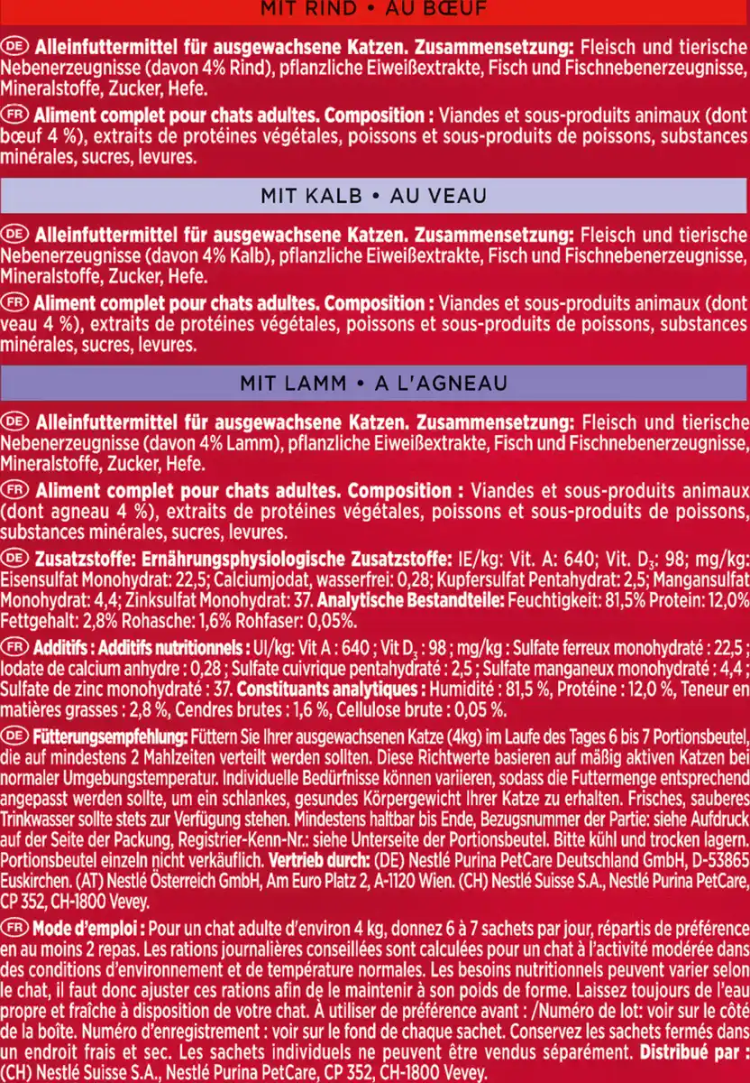Bild 2 von Gourmet mon Petit köstliche Auswahl mit Fleisch Multipack, 300 g