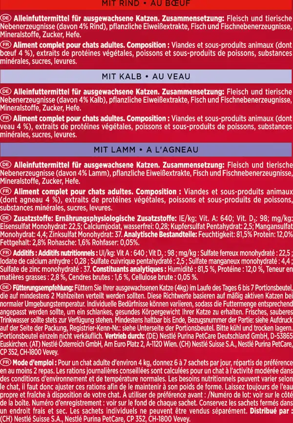 Bild 2 von Gourmet mon Petit köstliche Auswahl mit Fleisch Multipack, 300 g