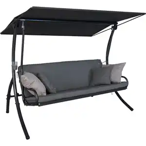 Angerer Freizeitmöbel Hollywoodschaukel 'Elegance' Smart stone 210 x 210 cm