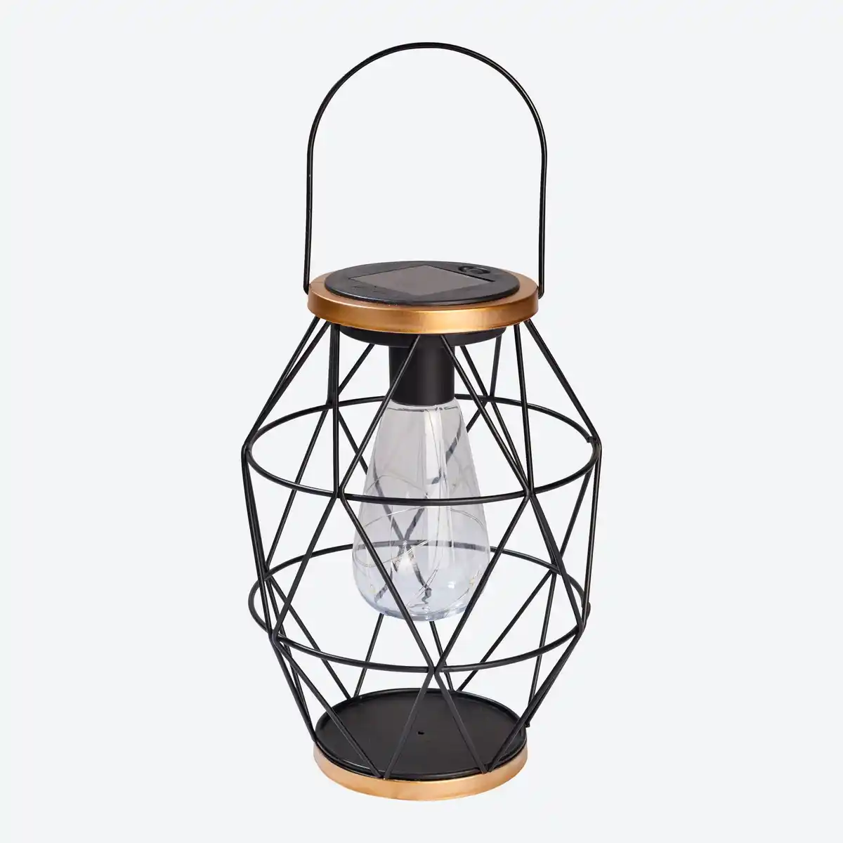 Bild 3 von Solar-Laterne aus Metall, ca. 16x16x23cm