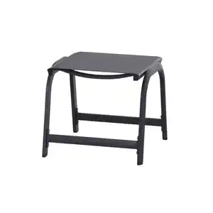 Siena Garden Hocker 'Tesoro' anthrazit 52 x 51 x 44 cm