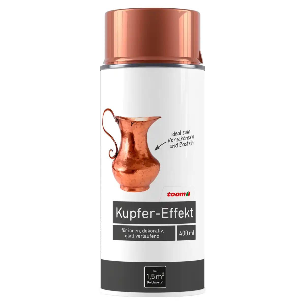 Bild 1 von toom Effekt-Sprühlack kupferfarben glänzend 400 ml