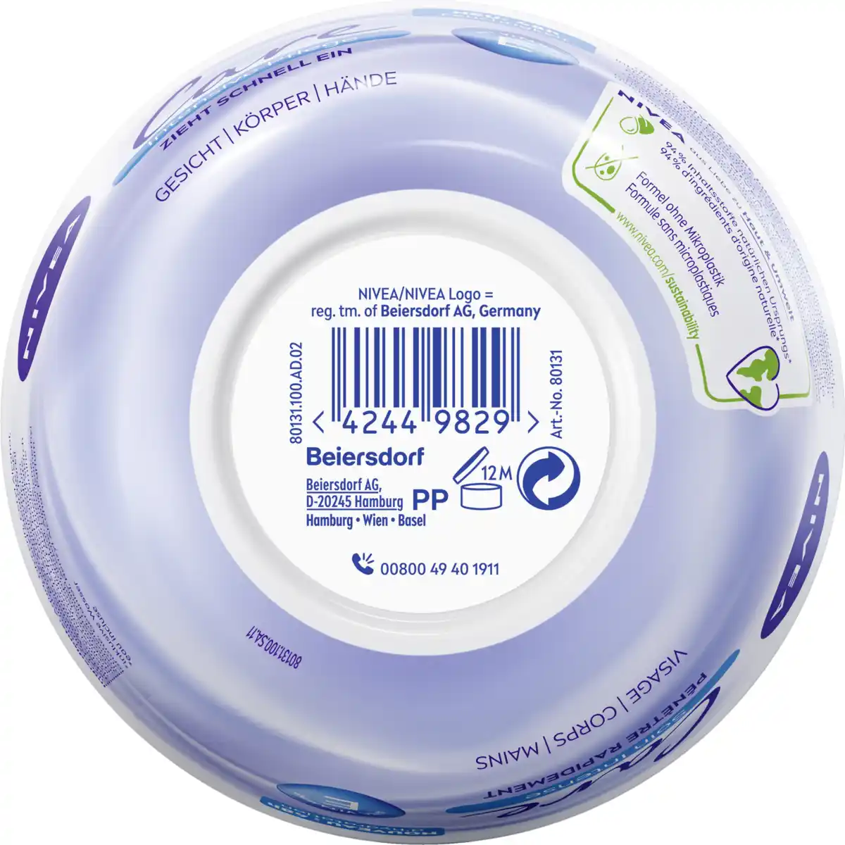 Bild 2 von NIVEA Care Creme Intensive Pflege, 200 ml