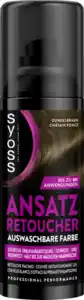Syoss Ansatz Retoucher Haarfarbe Dunkelbraun, 120 ml