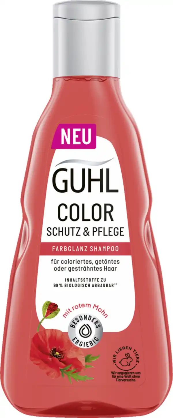 Bild 1 von Guhl Color Color Schutz & Pflege Farbglanz Shampoo, 250 ml