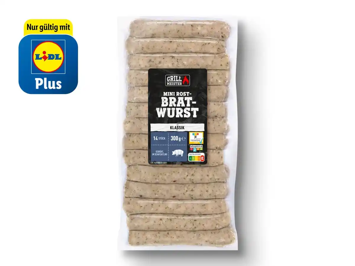 Bild 1 von Grillmeister Grillmeister Mini Rostbratwurst,  300 g