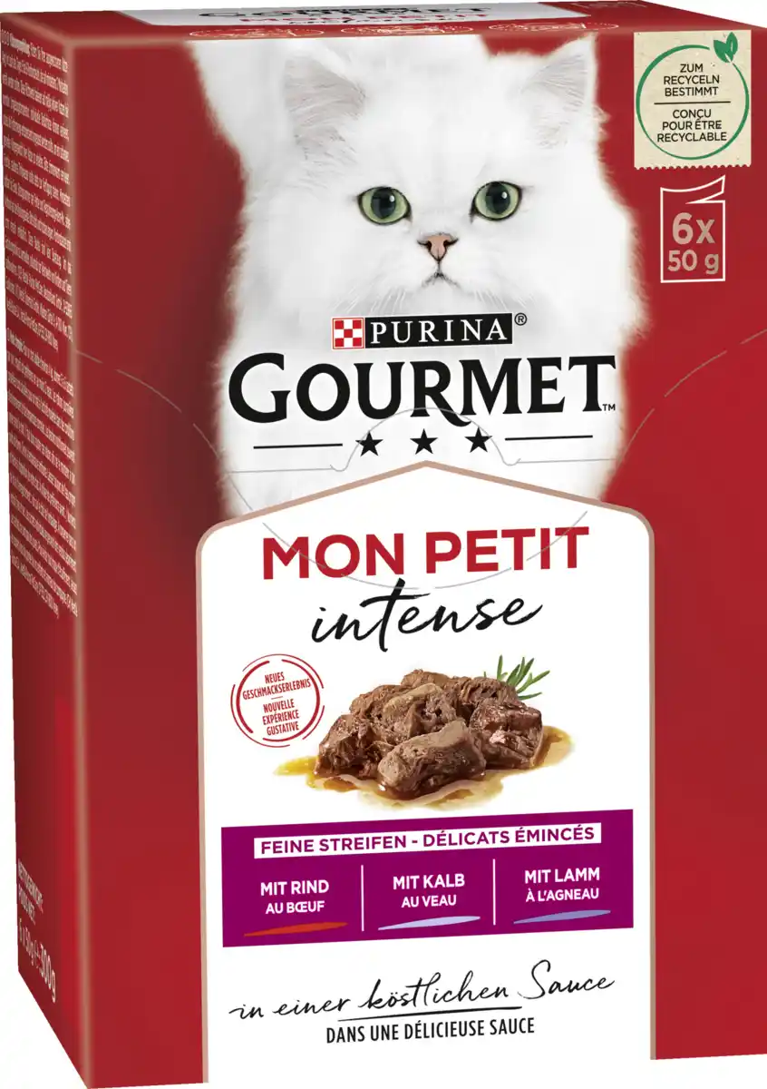 Bild 1 von Gourmet mon Petit köstliche Auswahl mit Fleisch Multipack, 300 g