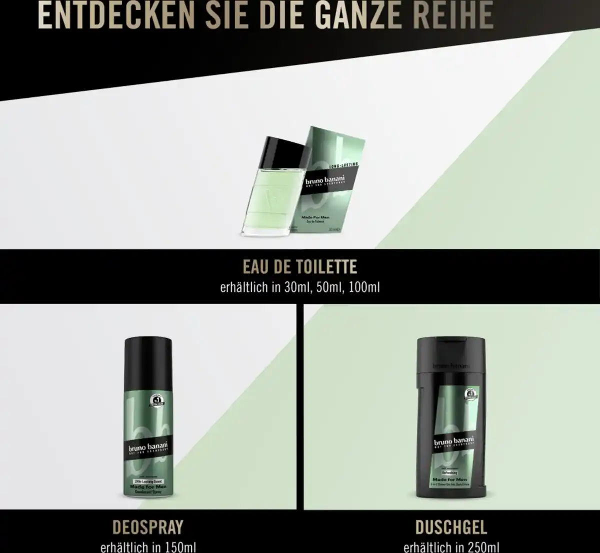 Bild 2 von bruno banani Made For Man Deospray, 150 ml