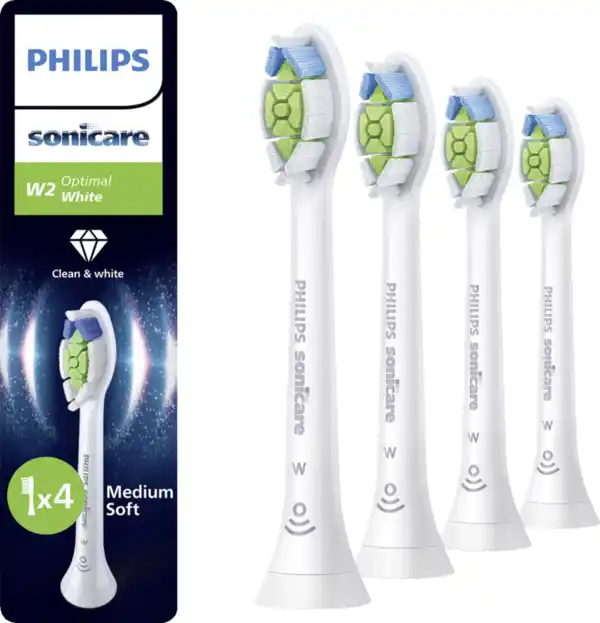 Bild 2 von PHILIPS Sonicare W2 Optimal White Bürstenköpfe weiß
