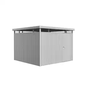 Biohort Gerätehaus 'HighLine H6' 315 x 315 cm silber-metallic mit Standardtür