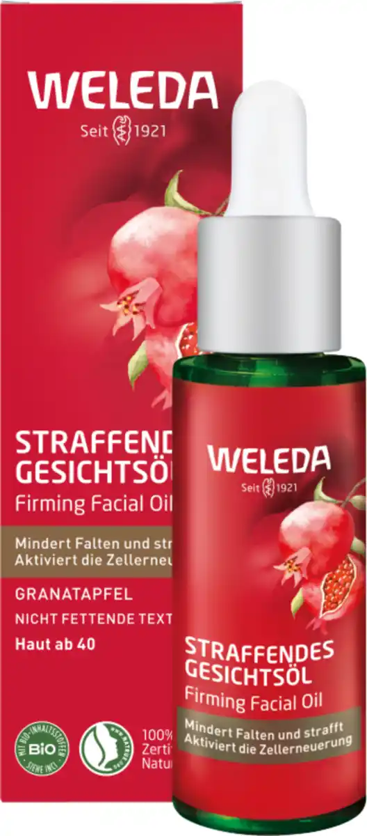 Bild 4 von Weleda Granatapfel Straffendes Gesichtsöl, 30 ml