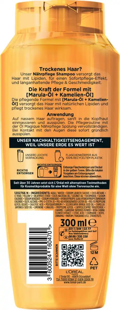 Bild 2 von L’Oréal Paris Elvital Öl Magique Nährpflege Shampoo, 300 ml
