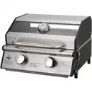 Bild 1 von Gasgrill 'Jesolo' silbern 47,5 x 31,3 x 43,2 cm