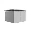 Bild 1 von Biohort Gerätehaus 'HighLine H6' 315 x 315 cm silber-metallic mit Doppeltür