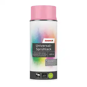 toom Universal-Sprühlack 'Flamingo' rosa seidenmatt 400 ml