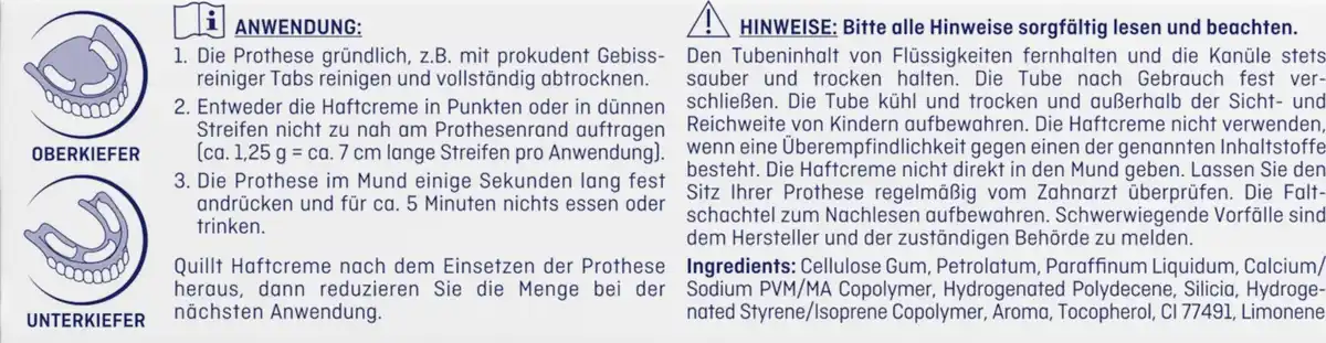 Bild 4 von prokudent Super-Haftcreme Minze, 40 g