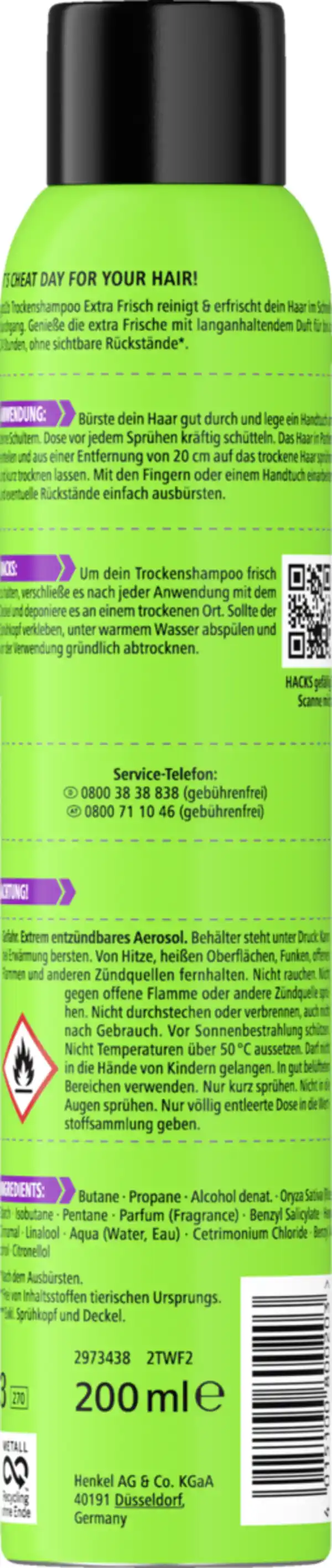 Bild 2 von got2b Trockenshampoo Trocken Wäsche Extra Frisch, 200 ml