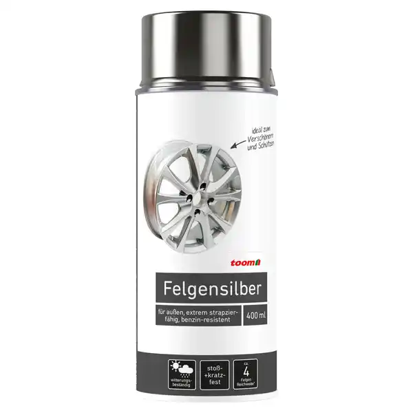 Bild 1 von toom Spezial-Sprühlack silberfarben glänzend 400 ml