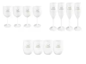 SANSIBAR Weingläser / Champagnergläser / Trinkgläser, 4er-Set
