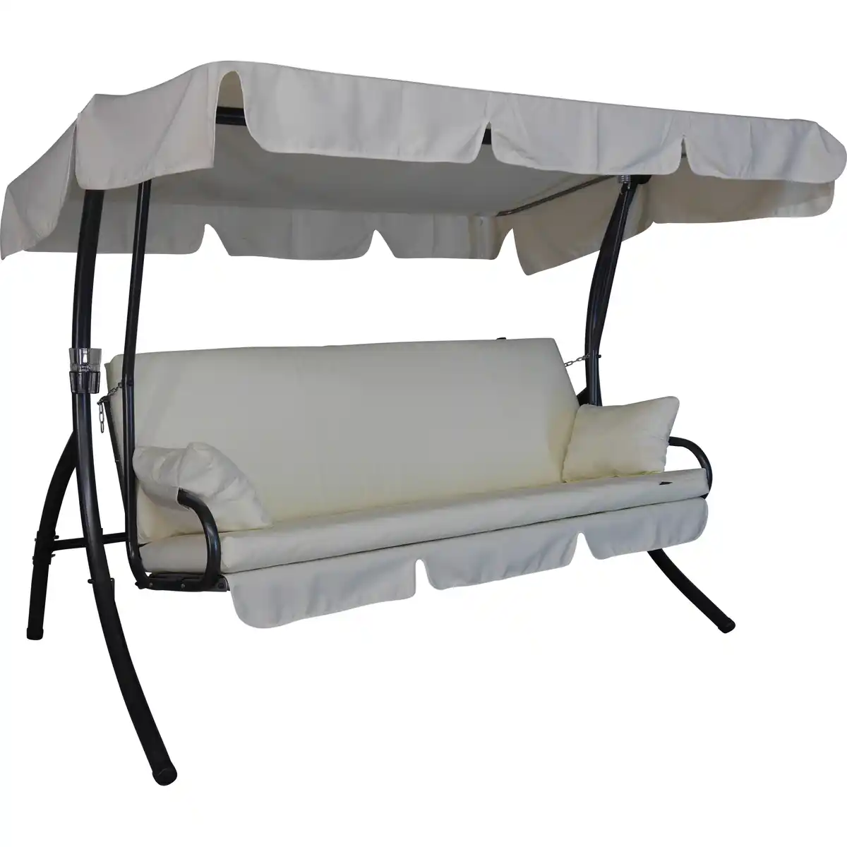 Bild 1 von Angerer Freizeitmöbel Hollywoodschaukel 'Trend Fun' 3-Sitzer beige 210 x 160 x 145 cm