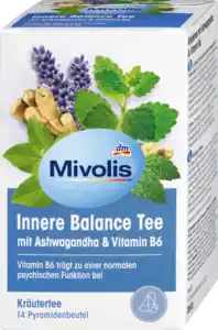 Mivolis Kräutertee, Innere Balance Tee (14 Beutel)