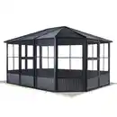 Bild 1 von Sojag Pavillon 'Charleston 12 x 15' anthrazit 384 x 489 x 281 cm