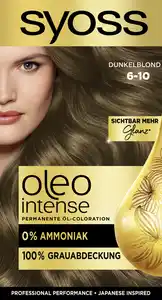 Syoss Professional Performance Oleo Intense Permanente Öl-Coloration 6-10 Dunkelblond