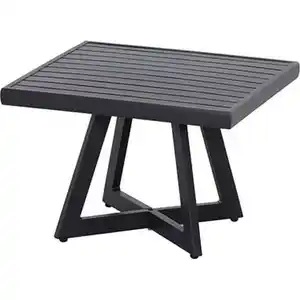 Siena Garden Gartentisch 'Alexis' matt-anthrazit 50 x 50 x 35 cm
