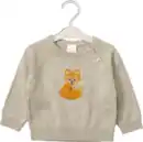 Bild 1 von ALANA Pullover aus Strick mit Fuchs-Stickerei, beige, Gr. 68