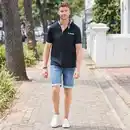 Bild 4 von Herren-Jeans-Bermudas mit Terry-Denim