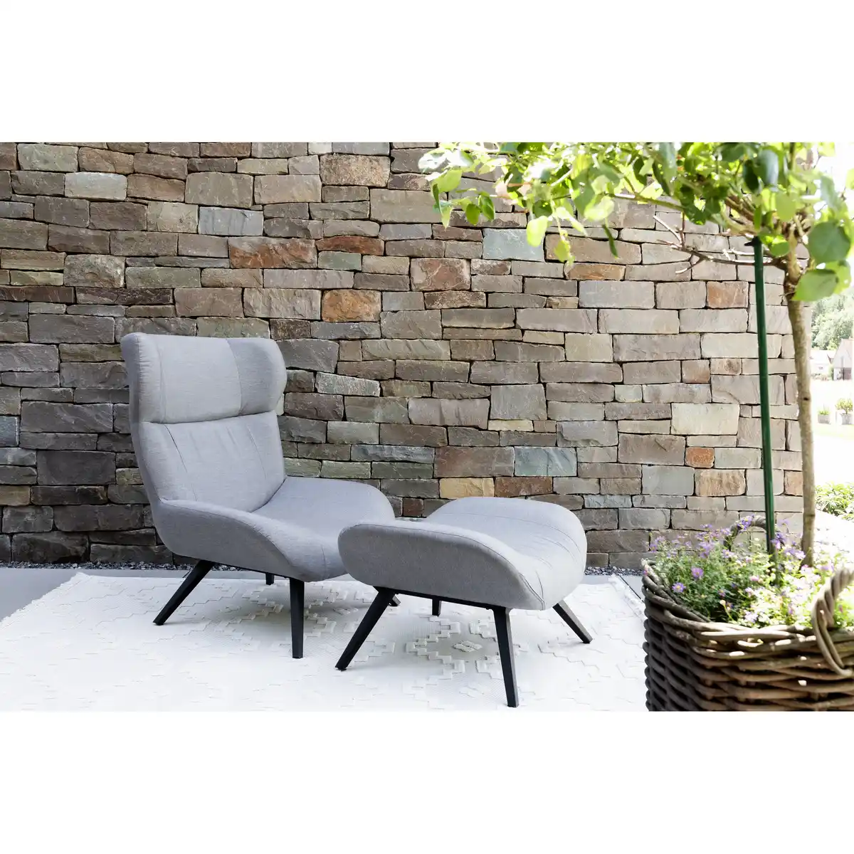 Bild 1 von Schöner Wohnen Kollektion In-& Outdoor-Teppich 'Summer' creme Quadrate 80 x 150 cm