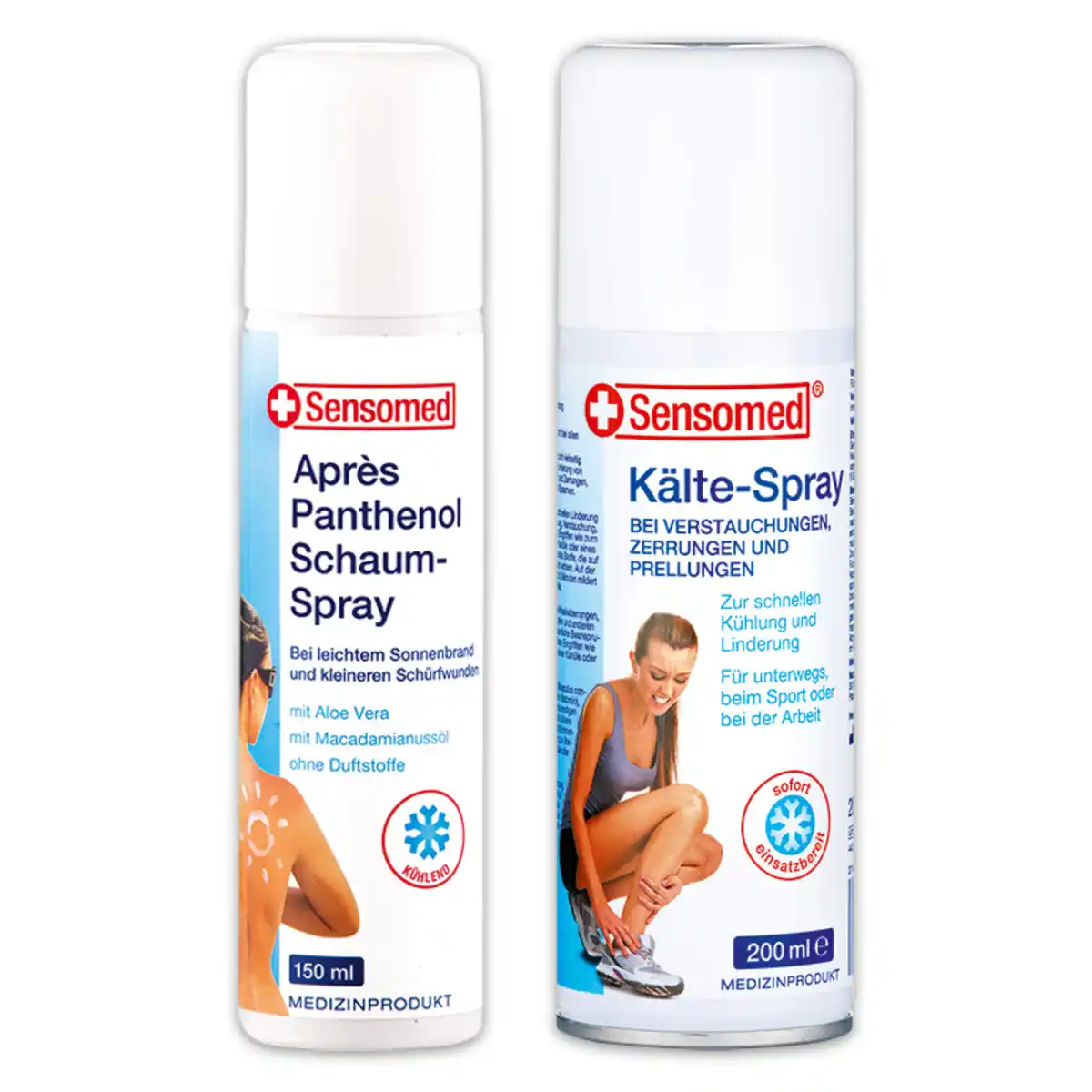 Bild 1 von Sensomed Kältespray / Après Panthenol Schaum-Spray