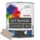 Bild 1 von toom 2in1 Buntlack 'Kieselsand' taupe glänzend 750 ml